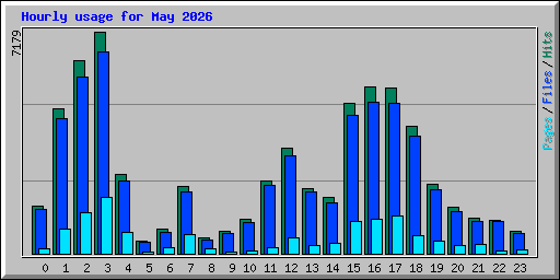 Hourly usage for May 2026